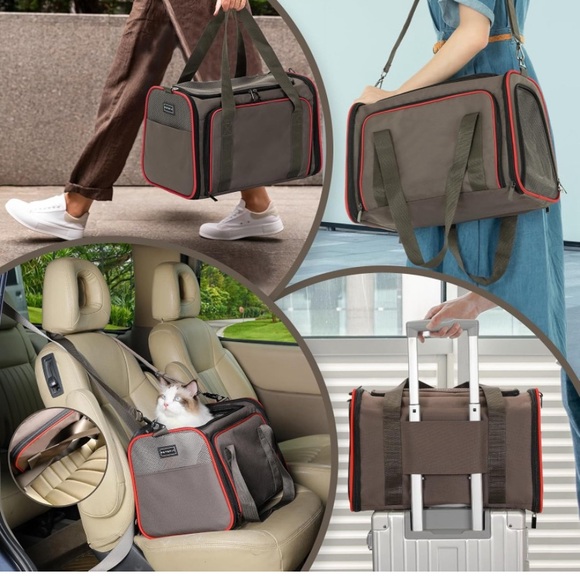 Expandable Cat Carrier Dog Carriers - Picture 9 of 12